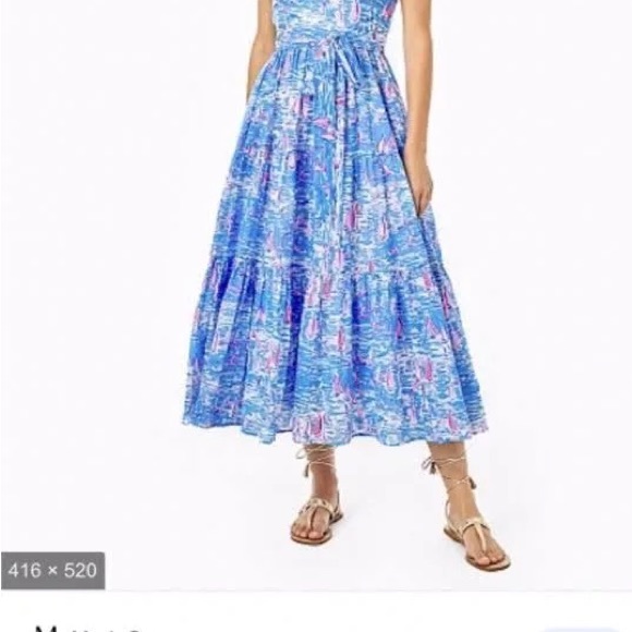 Boatylicous midi dress with matching derby hat fascinator🐎👒🐎👒 - Picture 3 of 7